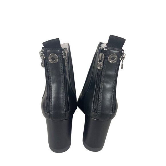 Black Wedge Ankle Boots - Picture 3 of 13